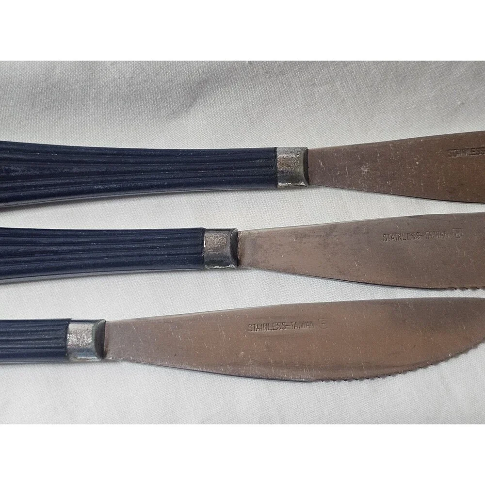 Vintage Navy Fan Shaped Flatware Lot Of 3 Art Deco